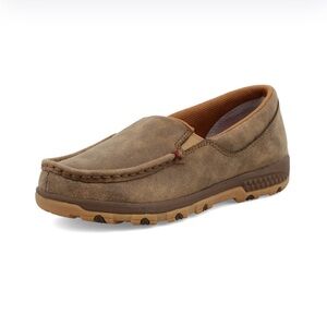 Twisted X Women’s Slip-On Driving Moc Leather Size 6M Flawed